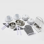 에이치비카펜트리 26pcs 메탈 쿡웨어 세트 주방놀이 소꿉놀이 소품