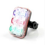Coms 안전한 라이딩 자전거 안전 점멸기 6LED