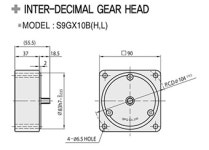 SPG감속기 5BH 1 12 5 1개 S9KB12