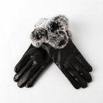 여성장갑 로망스 퍼 가죽장갑 여성용겨울장갑