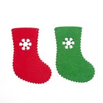 크리스마스양말 패브릭 가랜드 벽꾸미기 벽장식