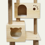 펫이랑 고양이 에델바이스 대형 원목캣타워 스크래쳐