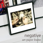 아트페이퍼 흑백 감성사진 네거티브액자 x12 147-12
