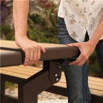 라이프타임 접이식 벤치 테이블 활용가능 B60054