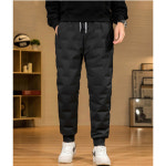 남성 겨울 패딩바지 융털 기모바지 배달 방한바지