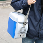 Coms 차량용 냉온장고 온열 60도 휴대용 7 5L DC 12V 시가전원 시가잭 시거잭 evn2