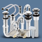 아카시아리빙 아카시아리빙 세면대 부속품 배수관 폽업 트랩 자동 부속 욕실 부품 악취방지세탁유가50mm