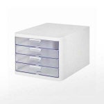 알파 시스맥스 멀티캐비넷 클리어 271492 W265xD358x 단화이트 데스크수납 정리 H2074