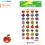 유니온 스티커 그림 참잘했어요 5매입 UL-2006