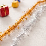 플라워트리 크리스마스 모루 반짝이 별 5개입 2컬러 트리 벽 장식 소품 데코 만들기 재료 diy