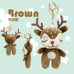 밤비 꽃사슴 플라워 인형 키링 열쇠고리 3