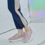 신꼬가세 여자 발 편한 키높이 쿠션 슬립온 단화 6589722