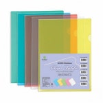 문화 고투명 L홀더 A4 10개입 1팩 1015284 적색 F492-7