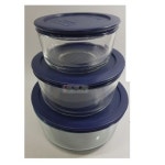 월드키친 파이렉스 Pyrex 파이렉스 원형찬통 3단 6P PY19170