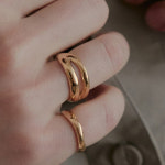 앙스모멍 앙스모멍 Double Line Ring baby ver