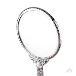 실버 공주거울 원형 소형 한손 손공주거울 손거울