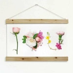 꾸밈 th294-우드스크롤 60CmX40Cm-아이러브유플라워