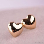 하트 귀걸이 데일리 심플 귀걸이 통통하트 귀걸이