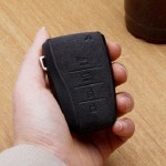 제네시스DH 에어로 알칸타라 키케이스 고급형 4버튼 스카트키 300 키홀드 열쇠고리