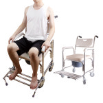 케이맥스 목욕의자 바퀴형 좌변기 이동식변기 CA614L