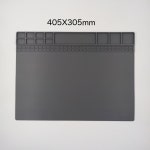 Esplb 405x305mm 단열 패드 납땜 작업 스테이션 매트 실리콘 용접 유지 보수 플랫폼