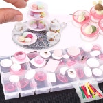 미니를사랑하는사람들 레진공예 레진아트 미니어처 DIY 러블리그릇세트 미니어쳐 재료 미니어쳐 그릇 미니어처 만들기