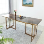 에보니아 에보니아 자연주의 우드슬랩 레인트리 1800 2000 사이즈 다리선택 고급원목식탁 카페테이블