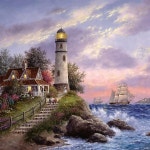 교보문고 퍼즐갤러리 500조각 직소퍼즐 등대지기의 집 PR3570