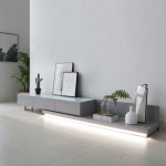 규수방 루비무드 LED 확장형 거실장 거실 낮은 TV 다이 1800