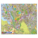 지도닷컴 권선구종합안내도 중size 코팅형 수원시지도 경기도지도 배달지도 부동산지도 우리나라지도