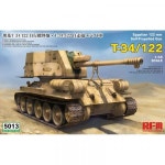 하비라인 35 T-34 122 Egyptian Self-Propelled Gun 포 장착형 대전차 자주포 RFM 프라모델 텡크 CRM5013 1
