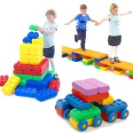 쿠쿠토이즈 쿠쿠토이즈 아이넷 에듀 자이언트 빅 블록 유아블럭 체육활동 B-set 체육활동29p 1개