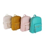 여성 가죽 백팩 퀼팅 태슬 트랜디 캐주얼 데일리백