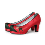 예가한복 예가한복 예가한복 장미 꽃신 적색