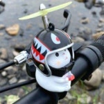 바이크 장식 바람개비 자전거 스쿠터 핸들 바 꾸미기 A