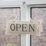 봉제 쿠션 오픈 클로즈 사인보드