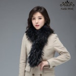 노블밍크 노블밍크 307-2 라쿤 롱머플러