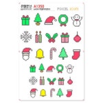 꾸밈인스 꾸밈인스스티커 픽셀아이콘03 A1350