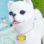 문펫 스마일꽃목걸이 뼈다귀 10개입 1판