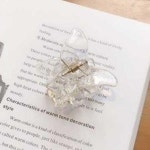 아크릴 미니 반투명 나비 헤어핀 클리어