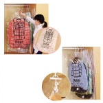 걸이형 이불 의류 겨울 패딩 옷 행거 옷장 정리 보관 수납 압축 팩 커버 진공 중형 대형 M1082