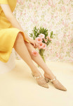 부티크헤르원 R O C O C O 로코코펄 스트랩 샌들 힐 뮬 힐 진주 블로퍼 Boutique Herwon21SS