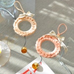 아트앤허그 DIY 친환경 도어벨 리스 만들기 업사이클링 키트 양말목 새활용 환경교육