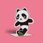 AS코리아 마감찬스 AS 캐릭터 북앤드 판다 책꽂이 북엔드 지지대 책상 미니 2단 3단 이케아 간이 책상위 3단 선반 정리함 이동식 꾸미기 MB-151