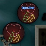 꾸밈 nr 액자25R 소맥이최고 313-LED