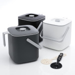 체리티 3L 모던 프렌치 음식물쓰레기통 19 x 17 x 17 cm