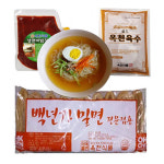 옥천 백년가 밀면-2kg 비밤장500 육수5봉 셋트