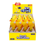 산골소년 아이러브덕 선풍기 버블 자가 비눗방울 오리 스틱 동물 막대 버블건 야외 놀이 판촉