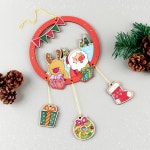 스쿨문구 MDF DIY 모빌 만들기 크리스마스 선물