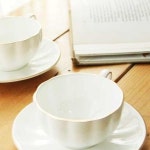 금도금으로 고급스러운 호박 커피잔 2인세트